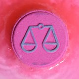 Set of Zodiac Bath Fizzers with Horoscope - Libra - SHAMTAM.COM