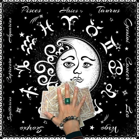 Zodiac Circle Tarot Tablecloth - SHAMTAM