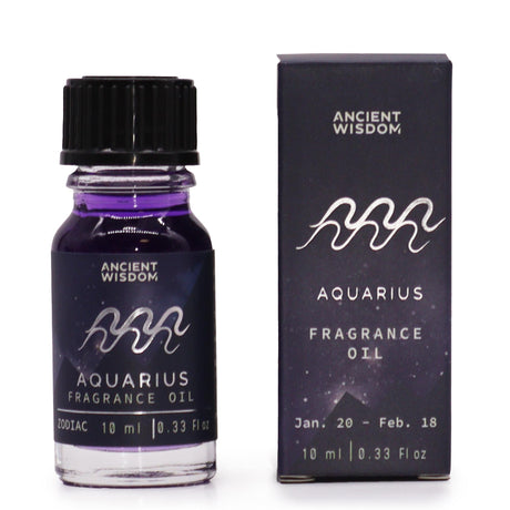 Aquarius Fragrance Oil - Zodiac 10ml - SHAMTAM.COM