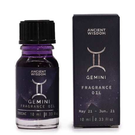 GEMINI Fragrance Oil - Zodiac 10ml - SHAMTAM.COM