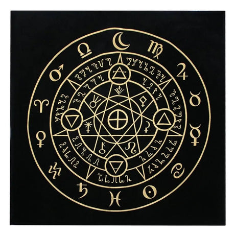 Zodiacal Circle Tarot Tablecloth - SHAMTAM
