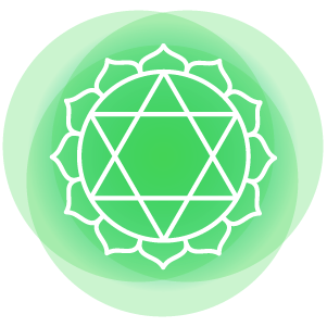 Heart chakra symbol